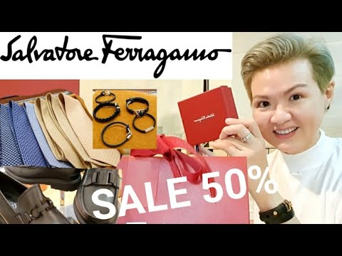 รีวิว Salvatore Ferragamo SALE50% สาขา ใหม่ iconsiam