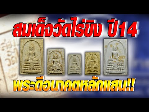 สมเด็จวัดไร่ขิง ปี14 พระดีอนาคตหลักแสน!!