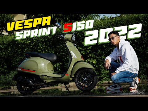 พาชม Vespa Sprint S 150 i get ABS สีใหม่ 2022 สไตล์ Sport Luxury!!