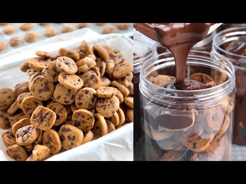 อร่อยมาก มินิคุกกี้ราดซอสช็อคโกแลตเข้มข้นสูตรเด็ดของPIMMY Chocolate mini cookies Recipe