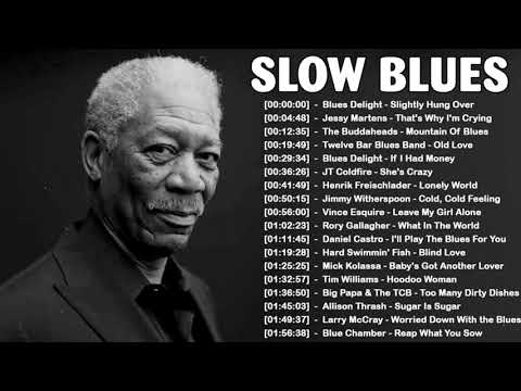 Best Blues Music  | Beautilful Relaxing Blues Music  | The Best Of Slow Blues Rock Ballads