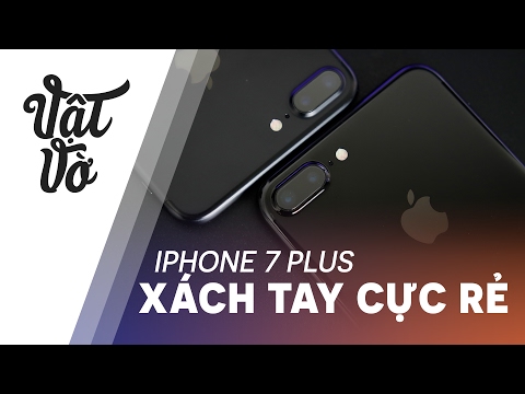 Vật Vờ| iPhone 7 Plus Jetblack quốc tế rẻ nhất hệ mặt trời