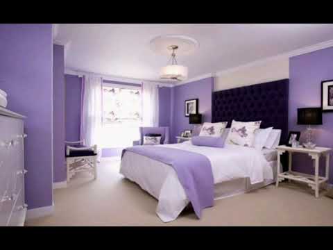 ไอเดีย​ห้องนอน​สีม่วง​ หรูสวยมีพลัง​ Bedroom decoration ideas in purple tones