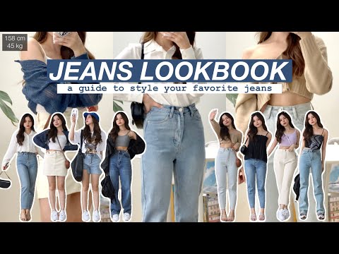 👖 158cm jeans lookbook. แต่งตัว mix & match ยีนส์ 8 สไตล์ จะทรงไหนก็รอด! | Babyjingko