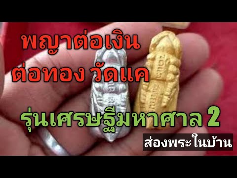 พญาต่อเงิน พญาต่อทอง รุ่นเศรษฐีมหาศาล 2 วัดแค สุพรรณบุรี