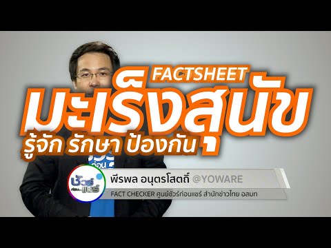 ชัวร์ก่อนแชร์ FACTSHEET : มะเร็งในสุนัข