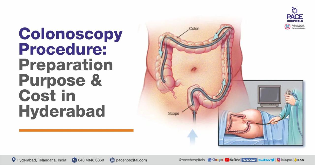 Colonoscopy Procedure, Purpose, Preparation And Cost In Hyderabad