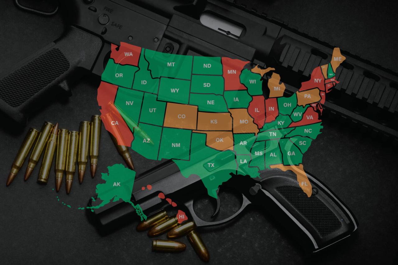 Banned: A State-By-State Look At Restricted Guns, Ammo And Parts