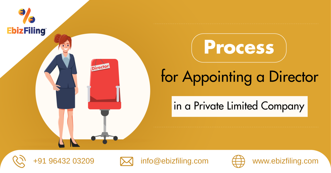 How To Appoint A Director In A Private Limited Company? | Ebizfiling