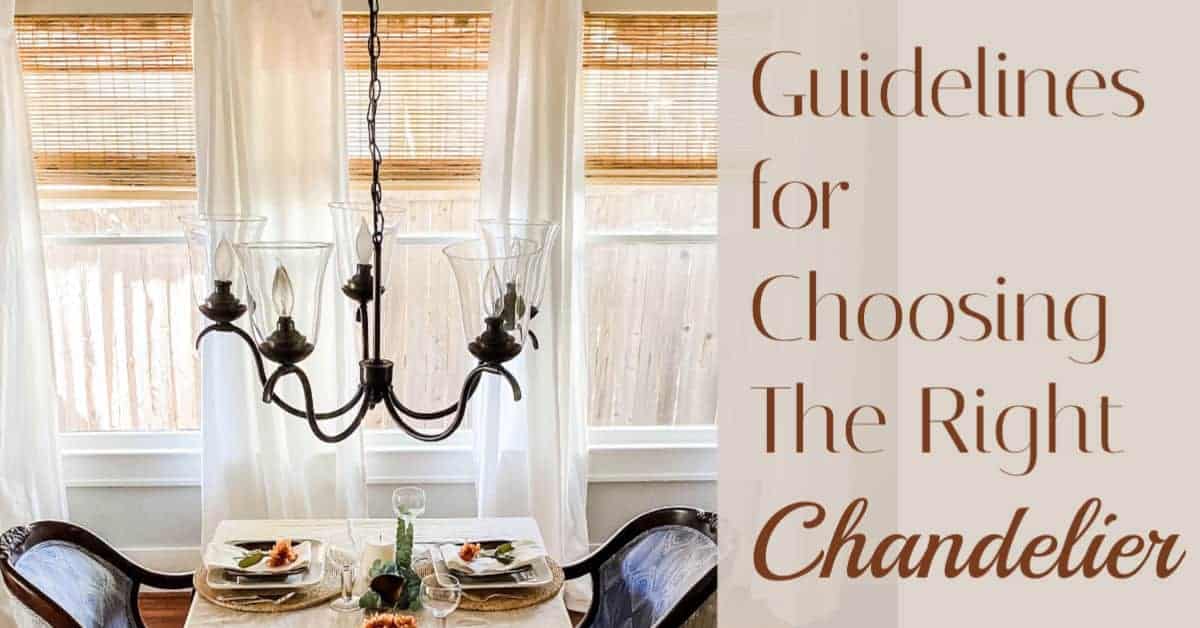 Chandelier Size Guide - How Big Should My Chandelier Be? - Design Morsels