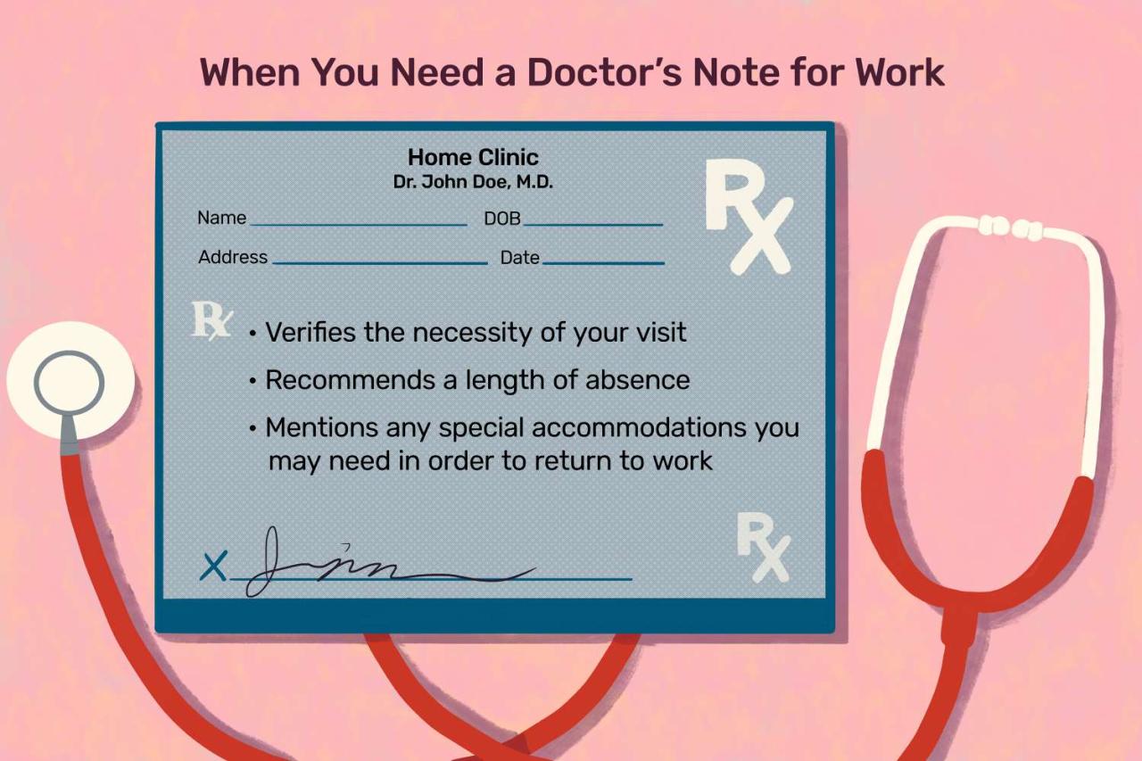 When You Need A Doctor'S Note For Missing Work