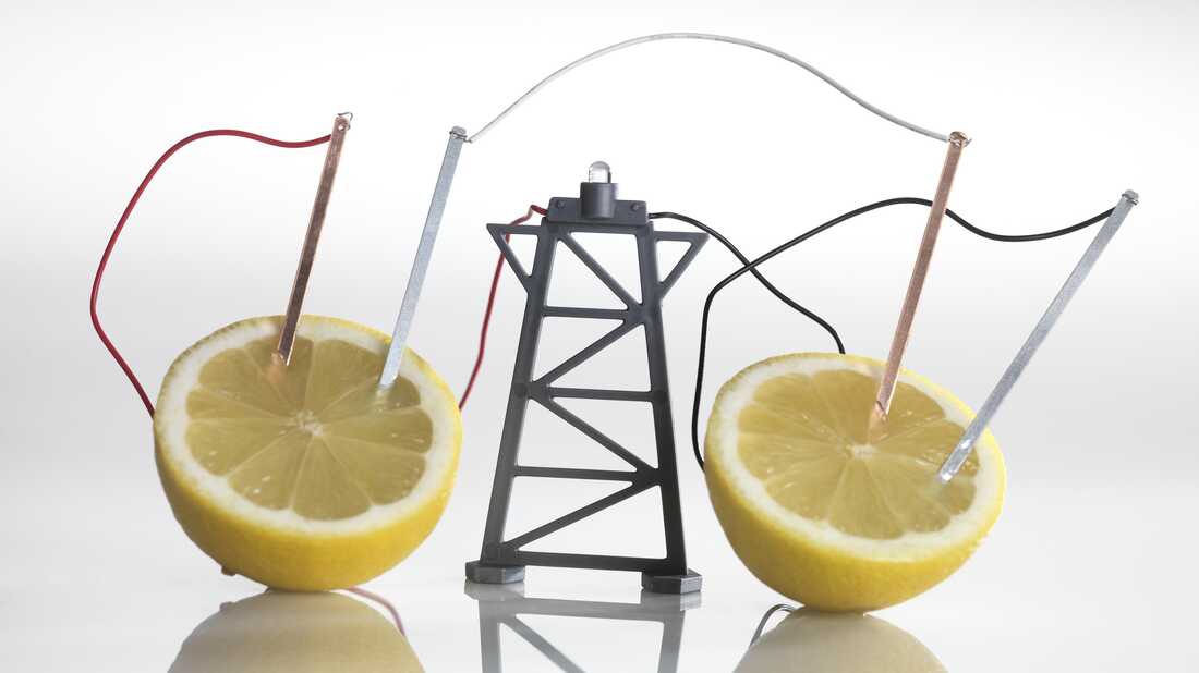 The Science Behind The Lemon Battery : Short Wave : Npr