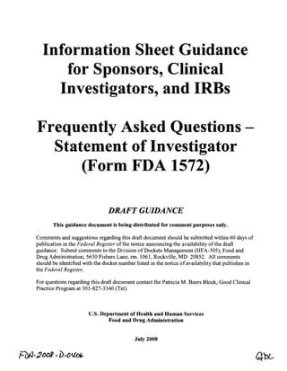 Guidance On 1572 | Pdf