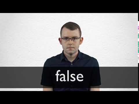 False Definition And Meaning | Collins English Dictionary