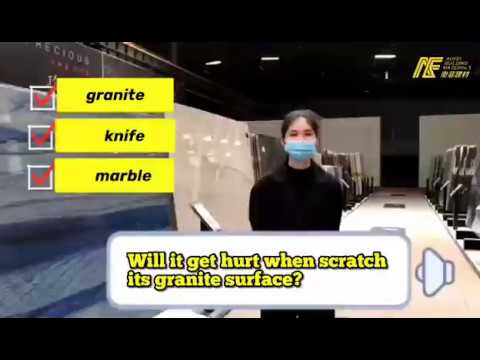 Can you SCRATCH granite and marble with a KNIFE?