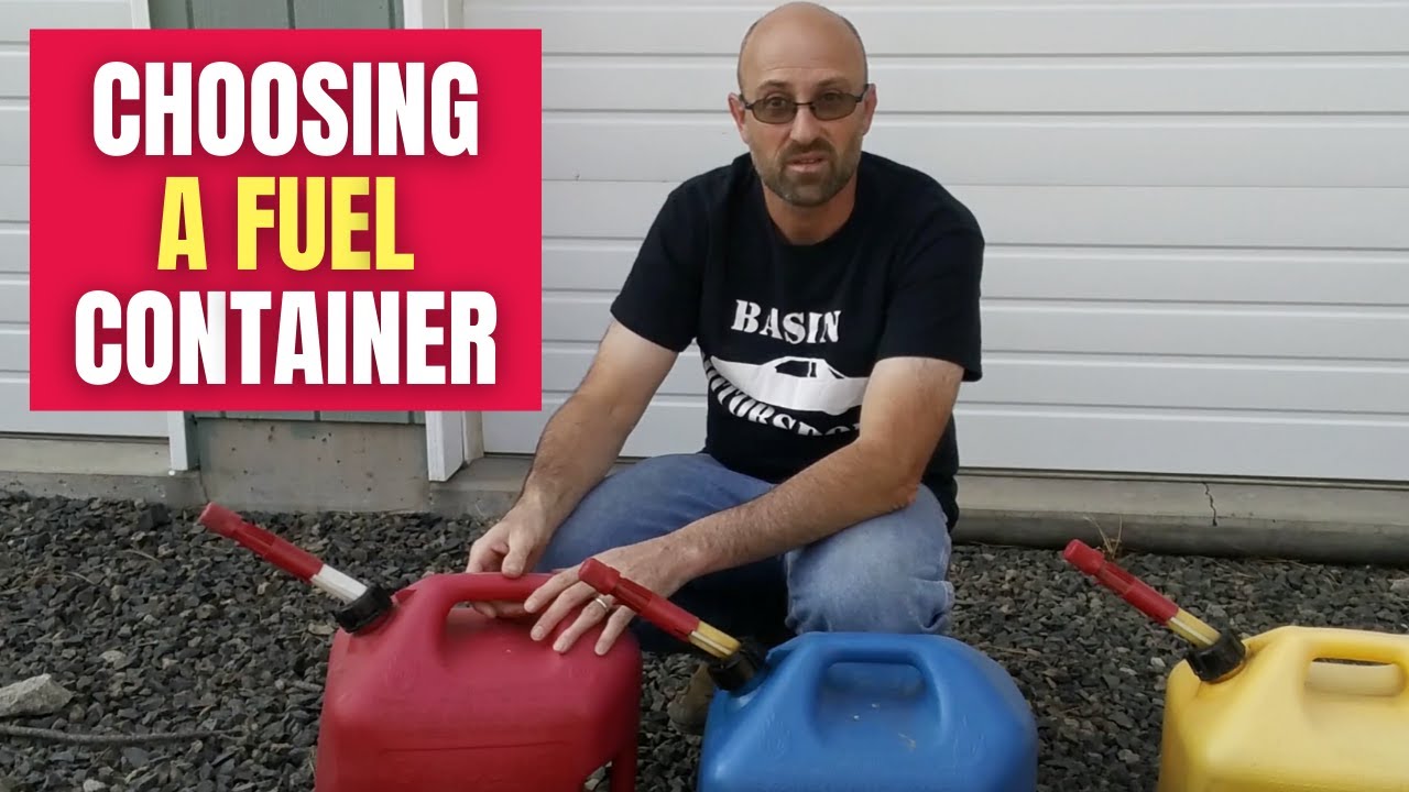 How To Fill And Transport Gasoline Safely Using A Gas Can