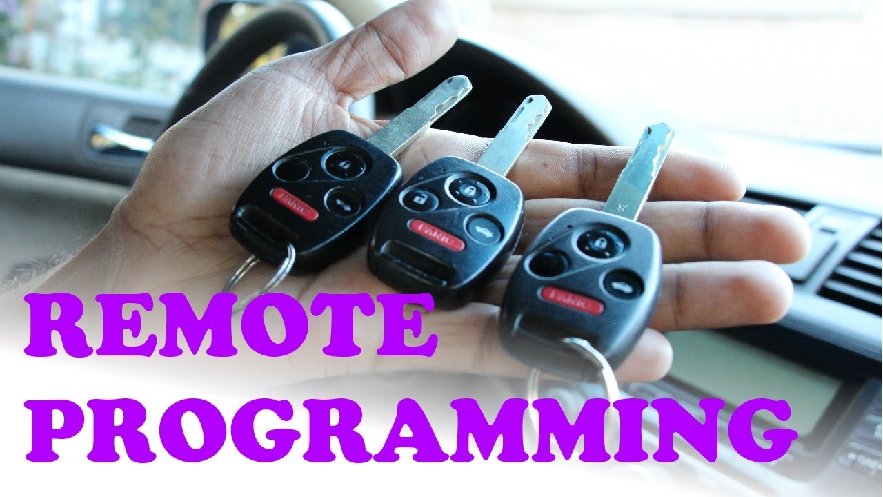 How To Program Your Key Remote For Free - Youtube