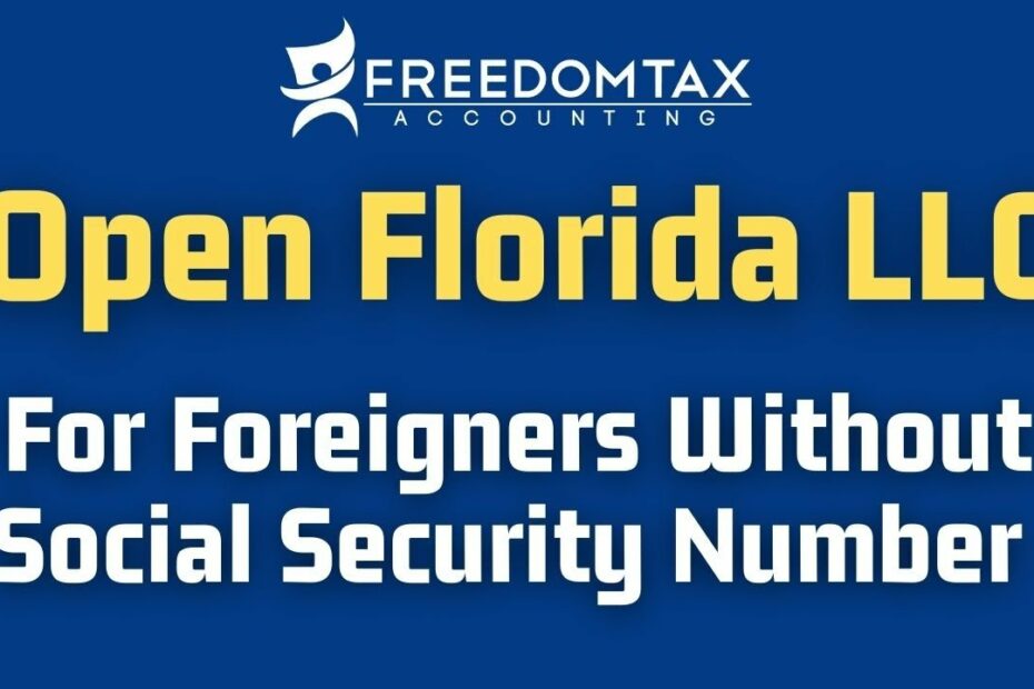 3 Easy Steps To Open A Florida Llc For Foreigners