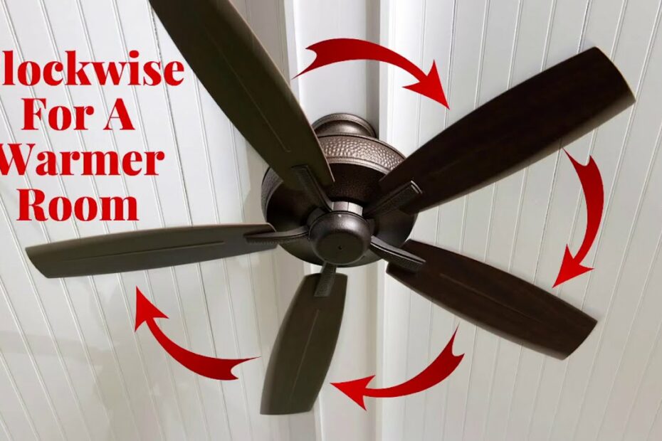 Warm Your Room In Winter Using Your Ceiling Fan - Youtube