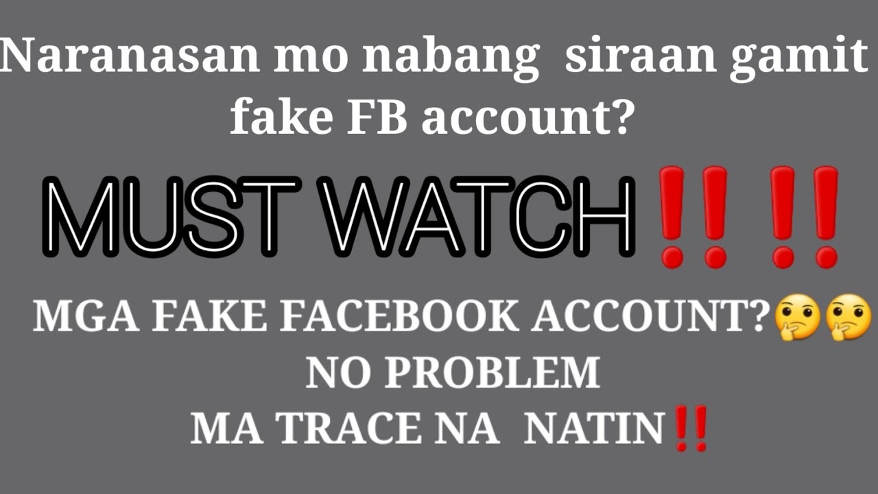 How To Trace Fake Facebook Account Owner - Youtube