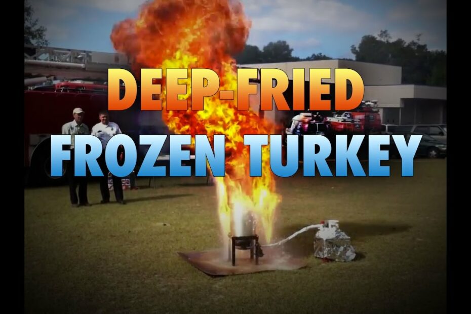 Deep Frying A Frozen Thanksgiving Turkey - Youtube