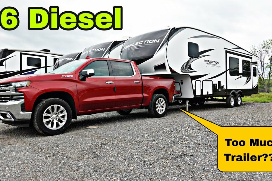 How Much Trailer Can A 2021 Silverado 1500 Diesel Tow??? | Check Out This  Small Grand Design 2400Bh - Youtube