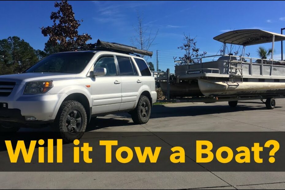 Honda Pilot Boat Towing Experience And Boating Adventure... We Hit A Stump  :( - Youtube