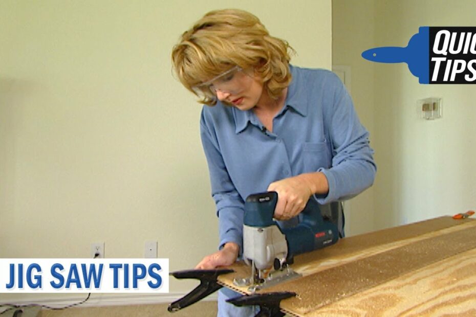 How To Use A Jigsaw For Straight Cuts - Quick Tip - Youtube