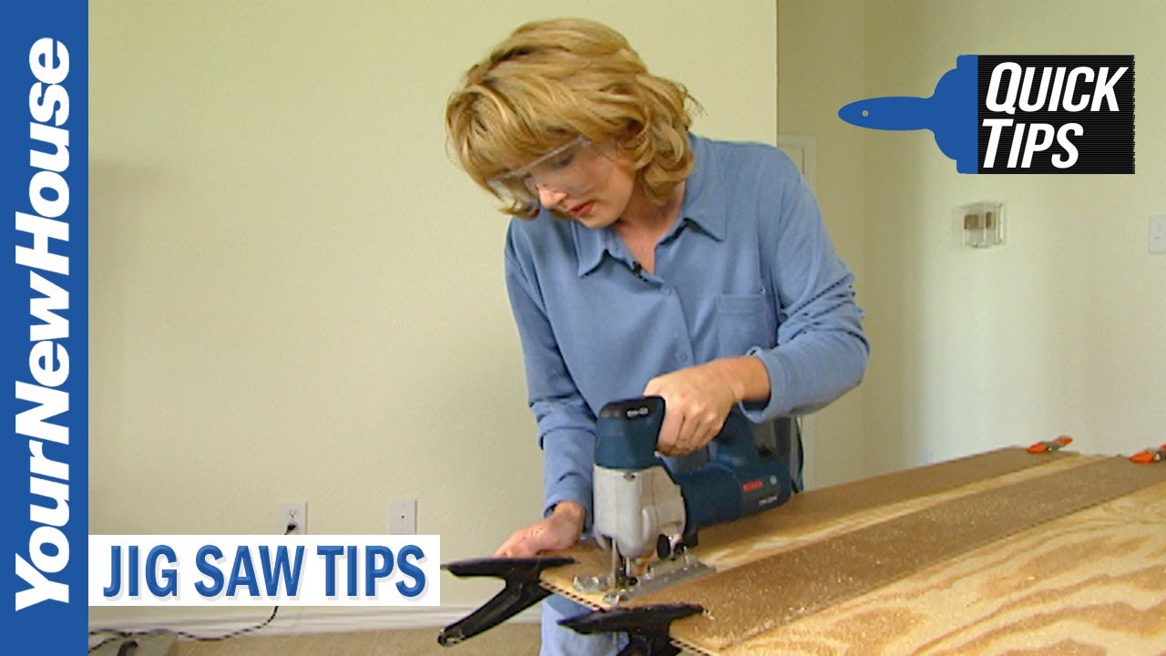 How To Use A Jigsaw For Straight Cuts - Quick Tip - Youtube