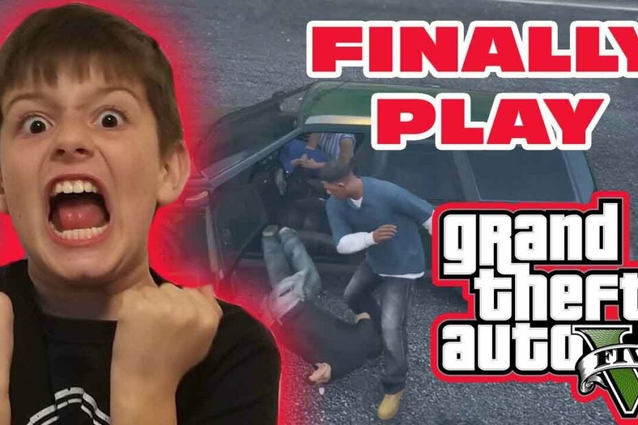 Kid Temper Tantrum Plays Gta 5 For The First Time! - Youtube