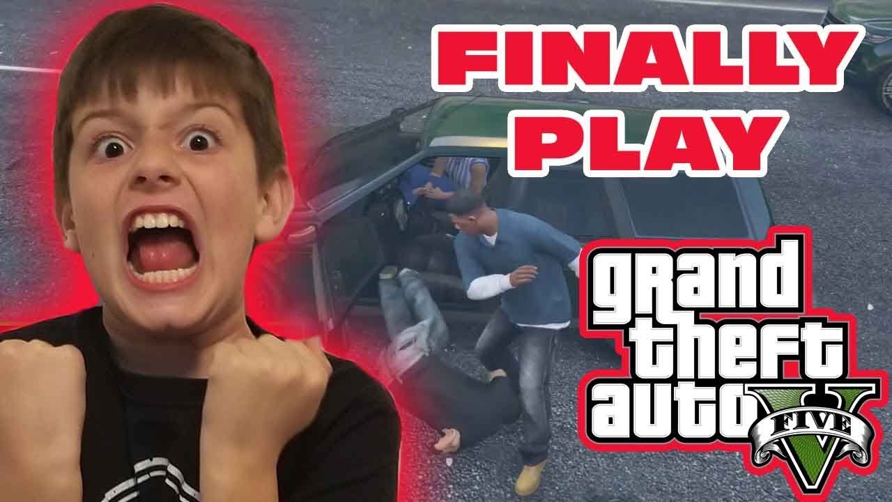 Kid Temper Tantrum Plays Gta 5 For The First Time! - Youtube