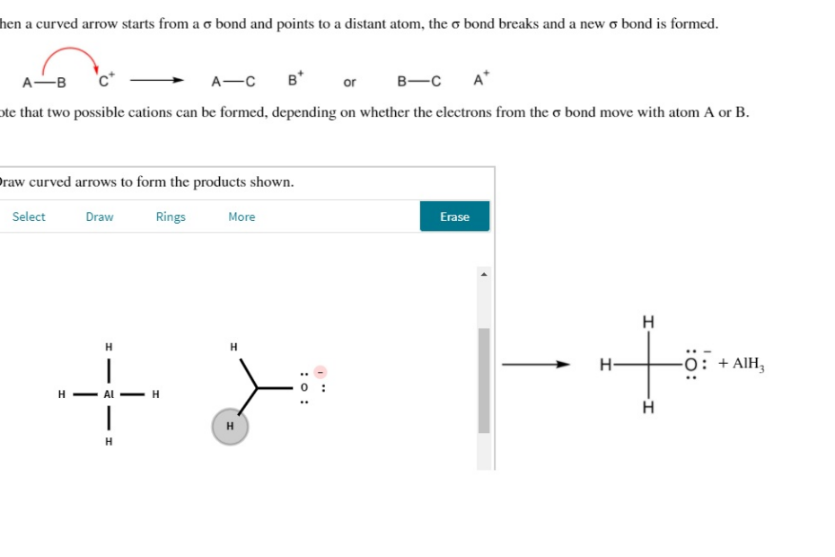 Solved When A Curved Arrow Starts From A O Bond And Points | Chegg.Com
