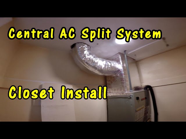 How To Use Existing Closet To Install An Hvac | New Air Condition Split  System - Youtube