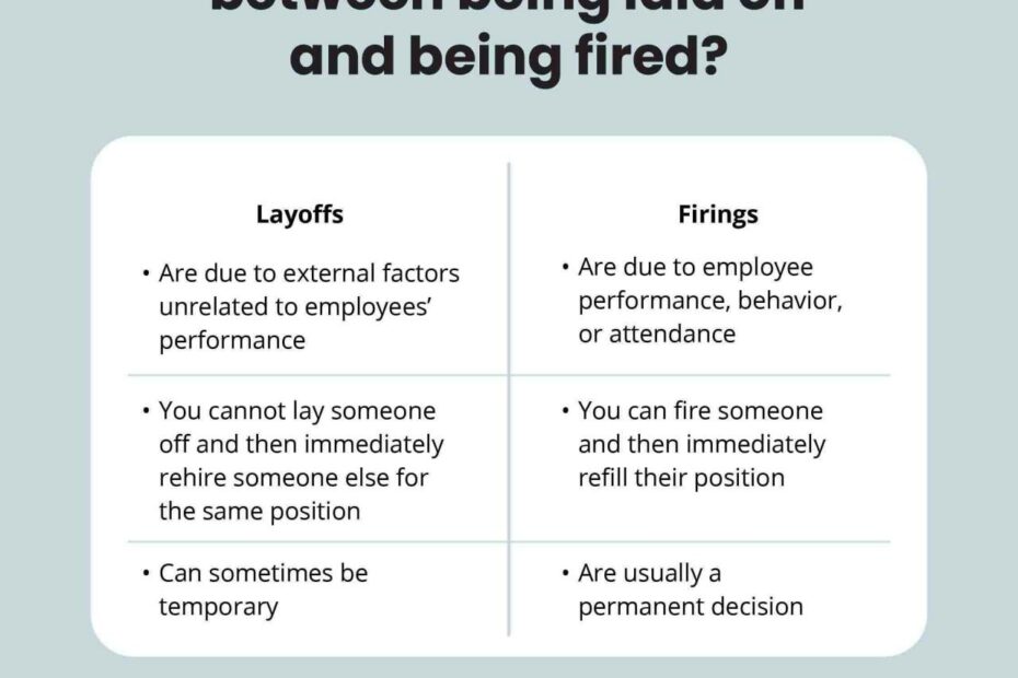 How To Lay Off Employees And Remain An Attractive Workplace