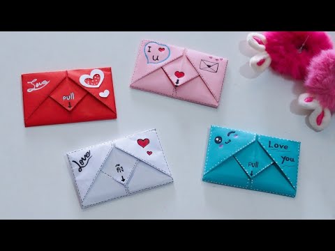 Cute & Easy Greeting card ❤️| How To make Valentine's Day card | วิธีทำการ์ดวาเลนไทน์ น่ารักๆ